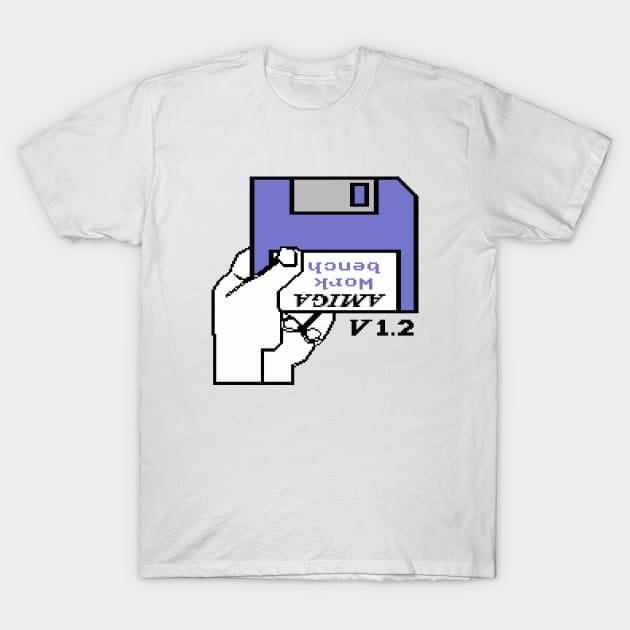 Amiga Workbench V1.2 T-Shirt by onekdesigns